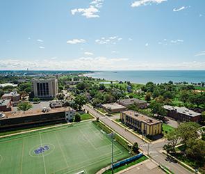 UB campus drone footage